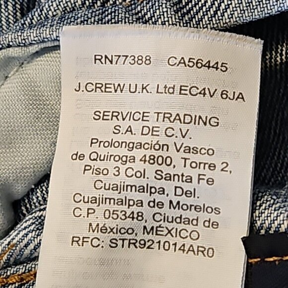 Madewell The Jean Jacket Womens S Classic Pinter Wash Blue Button Trucker Denim - Picture 10 of 10